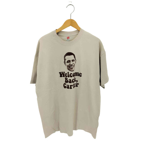 ヘインズ Hanes Welcome Bacl Carter フォトプリントクルーネック 半袖Tシャツ カットソー メンズ  L